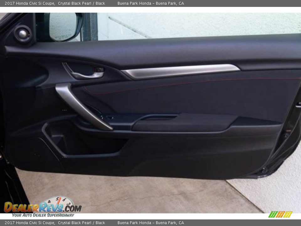 2017 Honda Civic Si Coupe Crystal Black Pearl / Black Photo #32