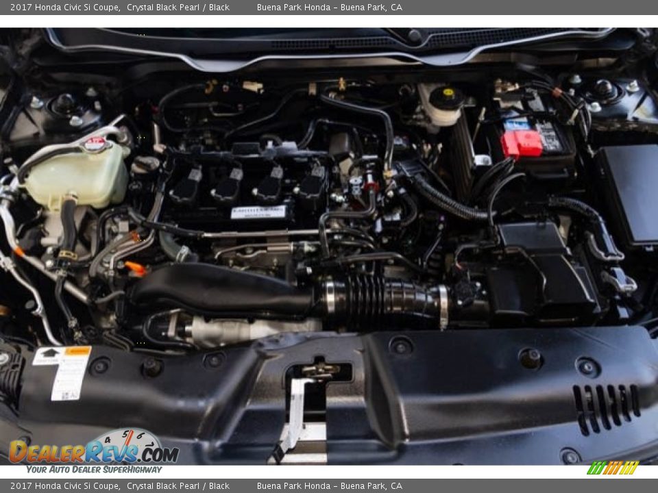 2017 Honda Civic Si Coupe Crystal Black Pearl / Black Photo #33