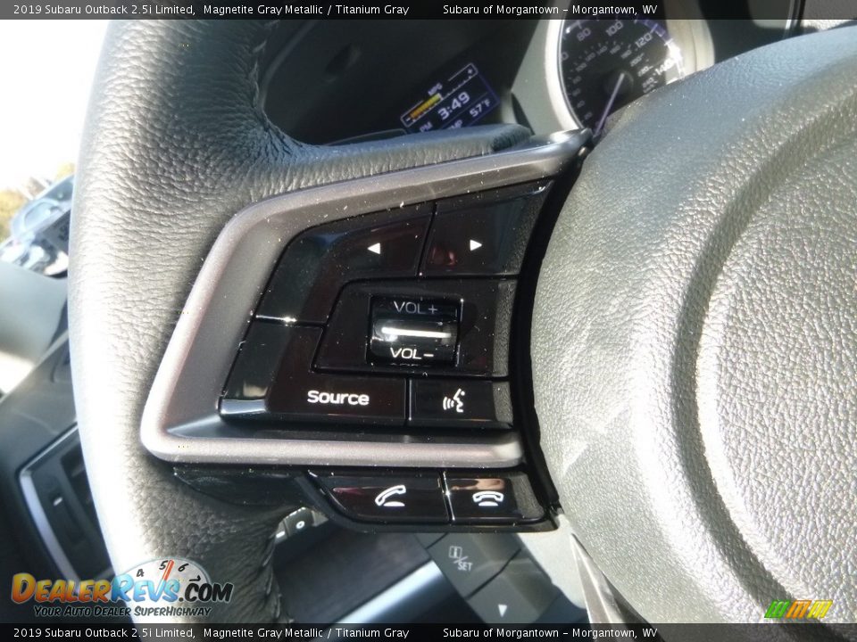 2019 Subaru Outback 2.5i Limited Magnetite Gray Metallic / Titanium Gray Photo #20