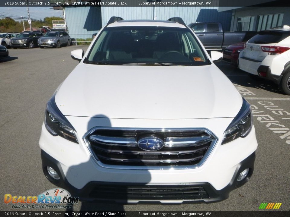 2019 Subaru Outback 2.5i Premium Crystal White Pearl / Slate Black Photo #9