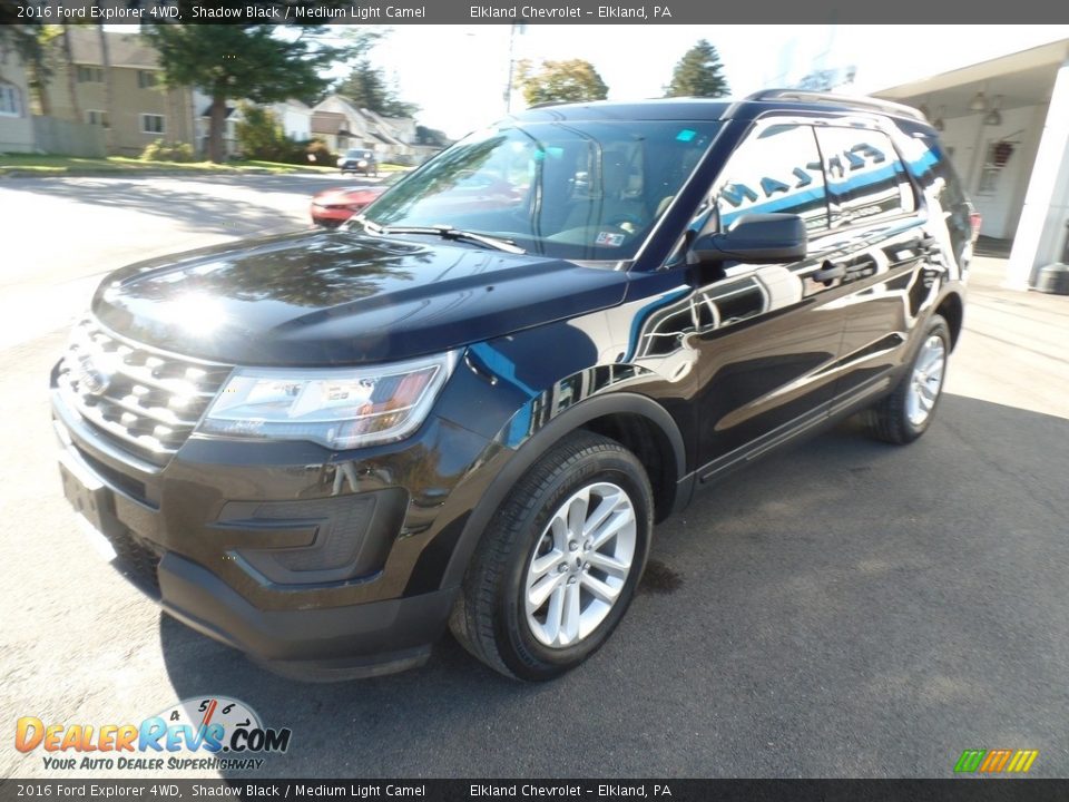 2016 Ford Explorer 4WD Shadow Black / Medium Light Camel Photo #1