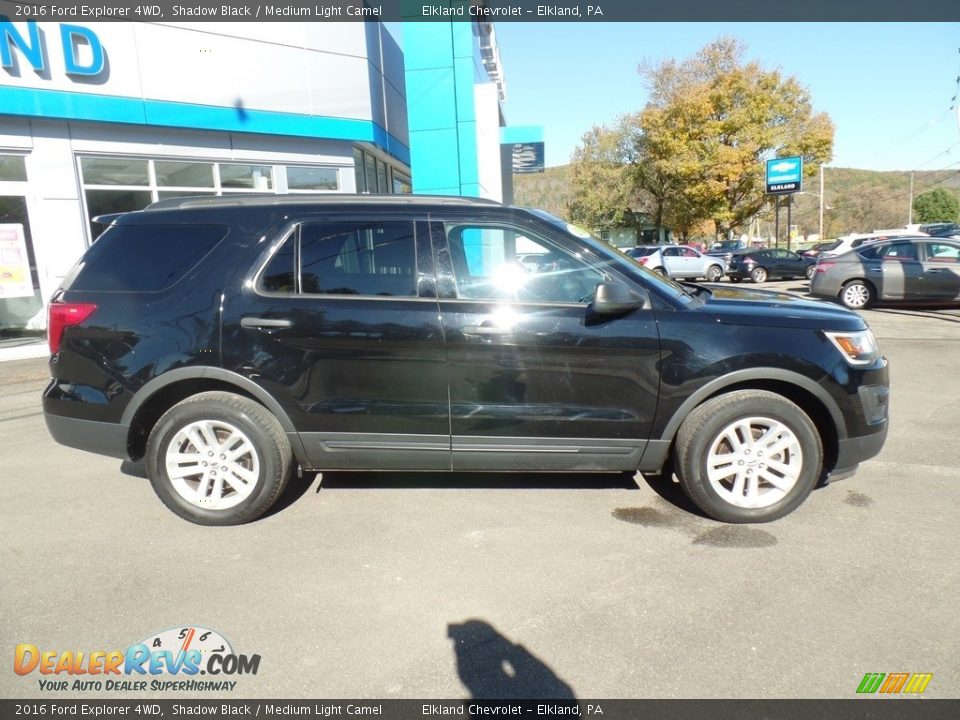 2016 Ford Explorer 4WD Shadow Black / Medium Light Camel Photo #4