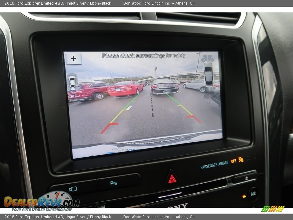 2018 Ford Explorer Limited 4WD Ingot Silver / Ebony Black Photo #3