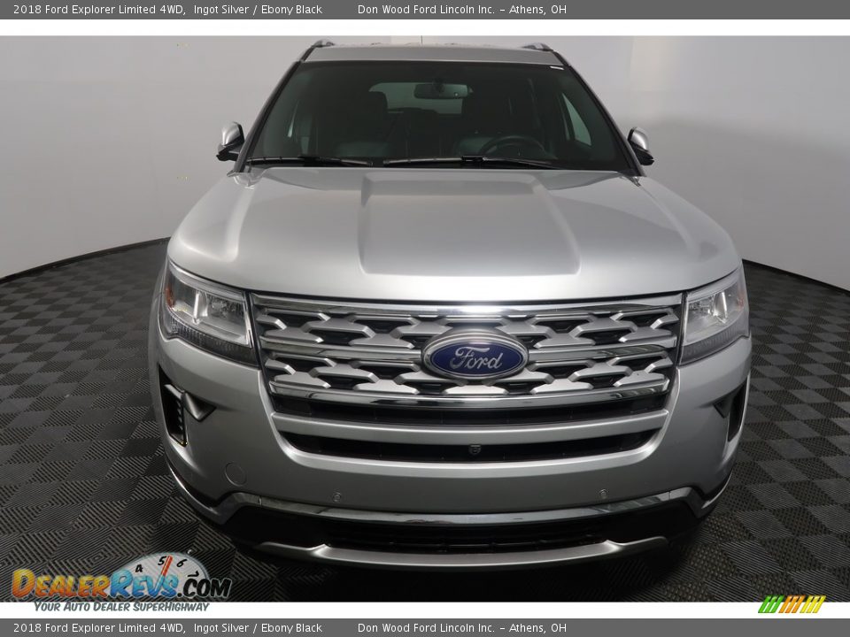 2018 Ford Explorer Limited 4WD Ingot Silver / Ebony Black Photo #8