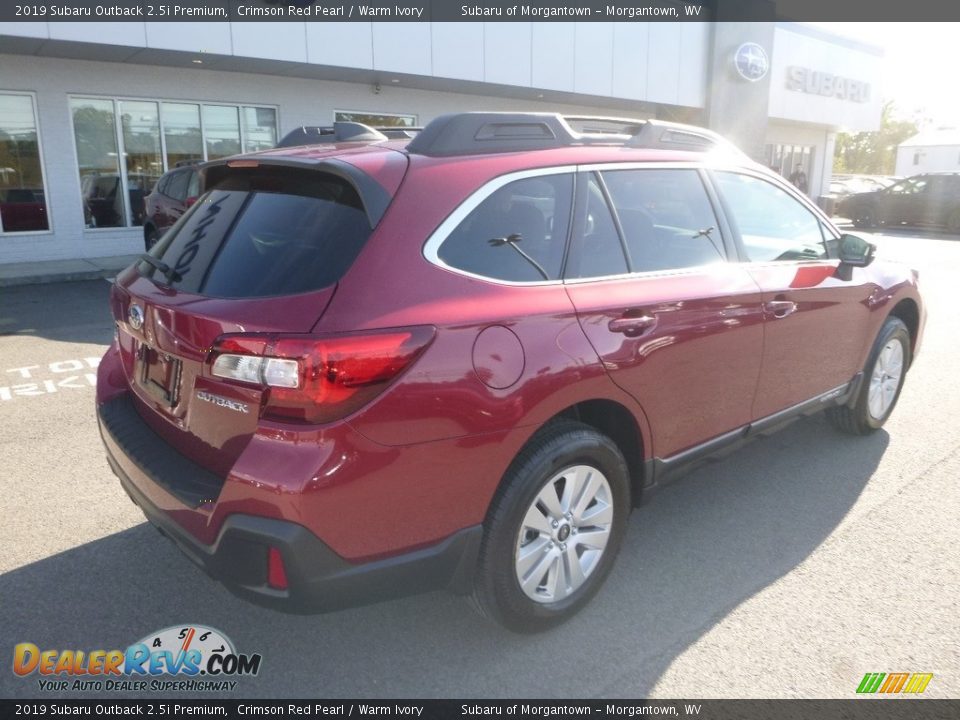 2019 Subaru Outback 2.5i Premium Crimson Red Pearl / Warm Ivory Photo #4