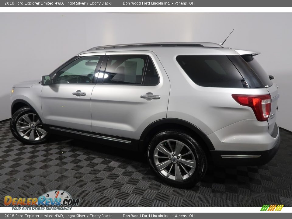 2018 Ford Explorer Limited 4WD Ingot Silver / Ebony Black Photo #11