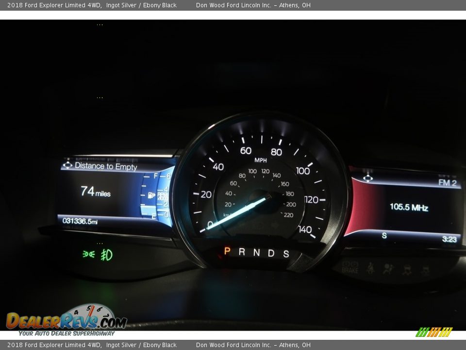 2018 Ford Explorer Limited 4WD Ingot Silver / Ebony Black Photo #24