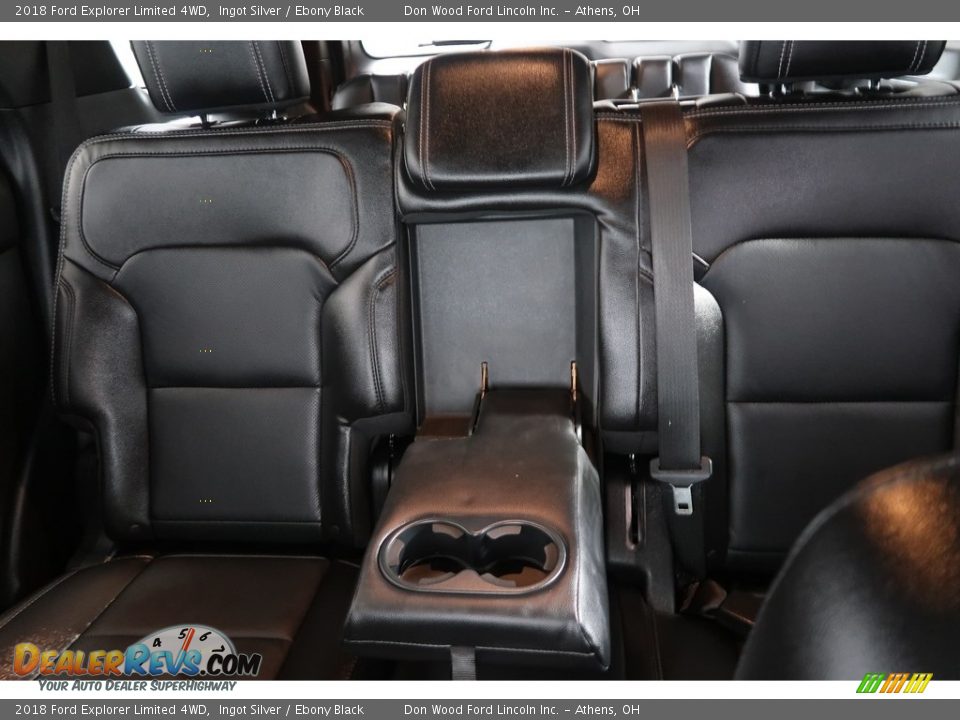 2018 Ford Explorer Limited 4WD Ingot Silver / Ebony Black Photo #28