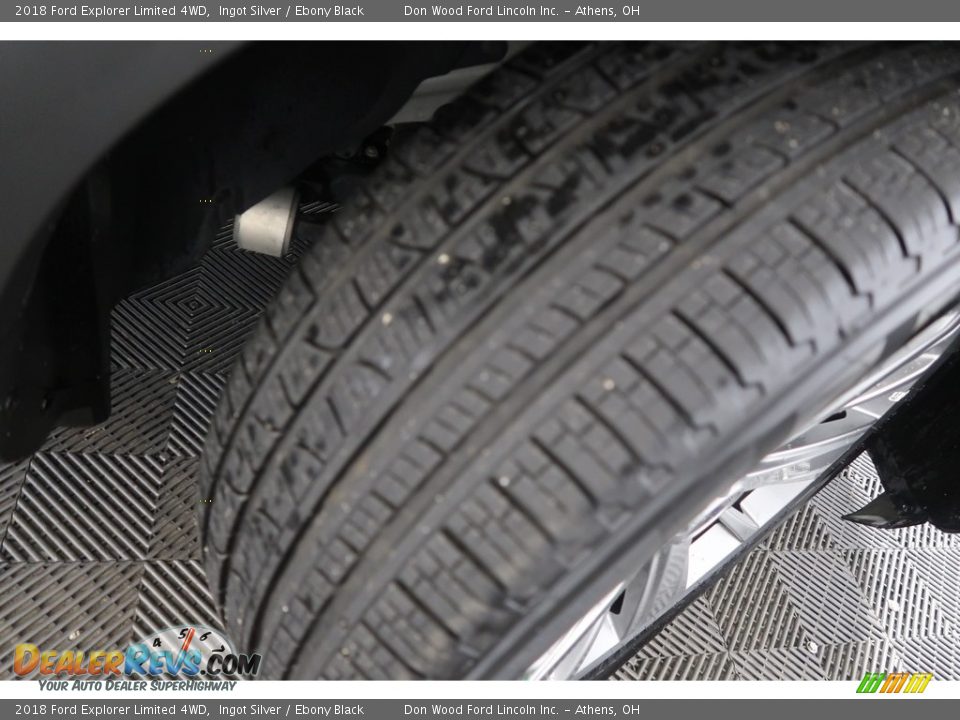 2018 Ford Explorer Limited 4WD Ingot Silver / Ebony Black Photo #29