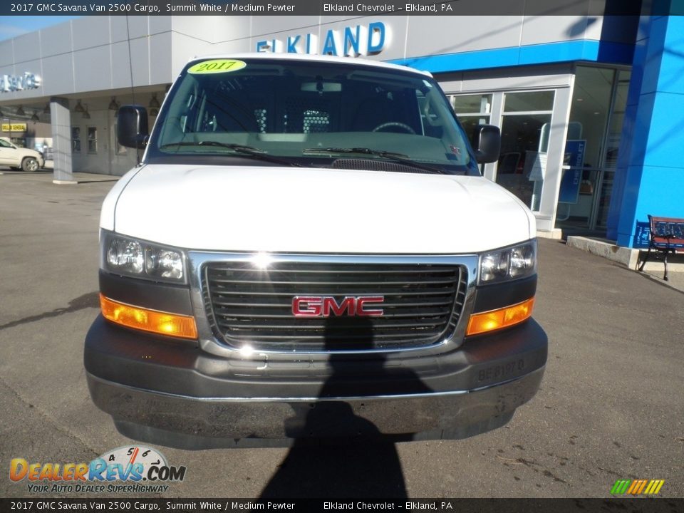 2017 GMC Savana Van 2500 Cargo Summit White / Medium Pewter Photo #2