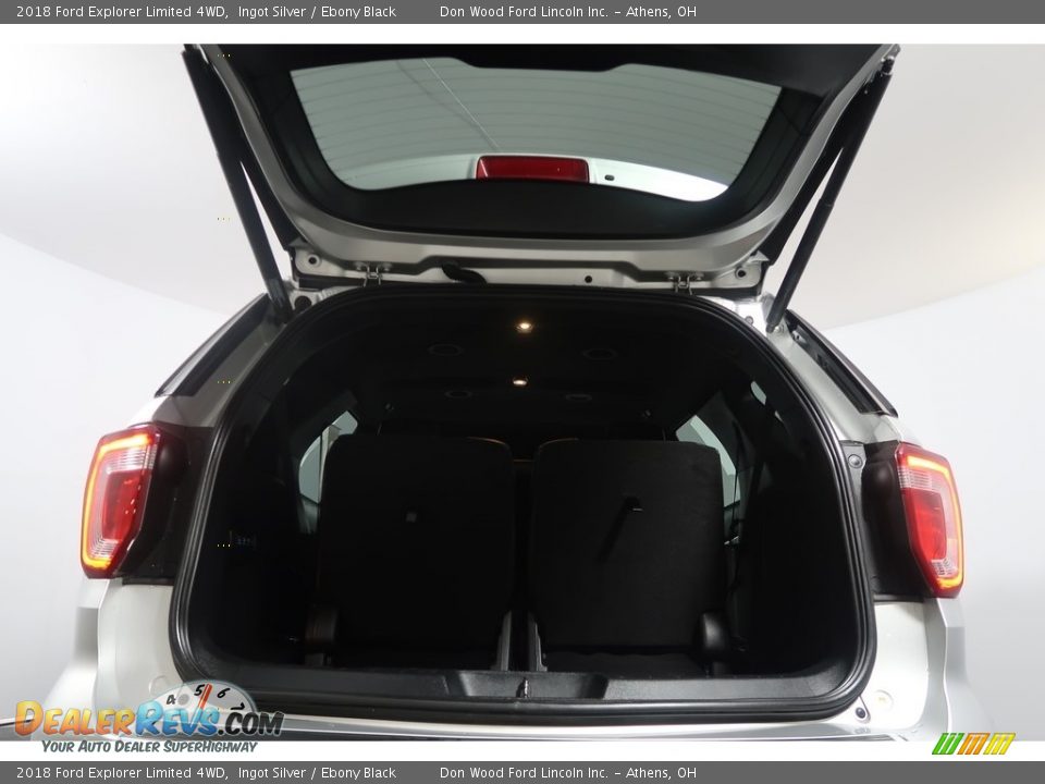 2018 Ford Explorer Limited 4WD Ingot Silver / Ebony Black Photo #34
