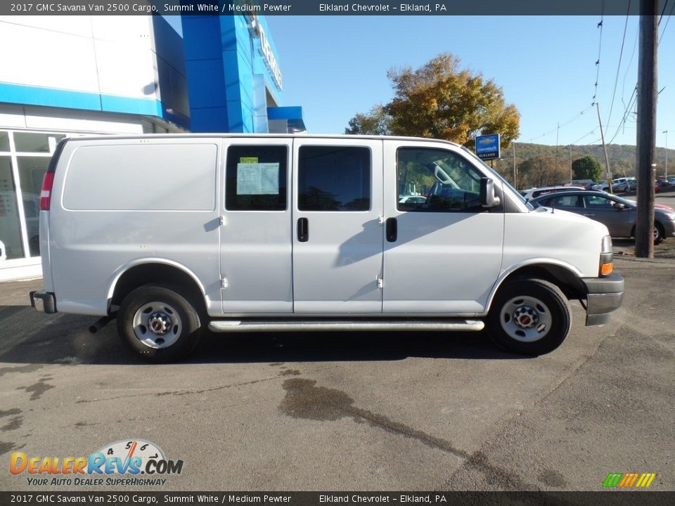 2017 GMC Savana Van 2500 Cargo Summit White / Medium Pewter Photo #4