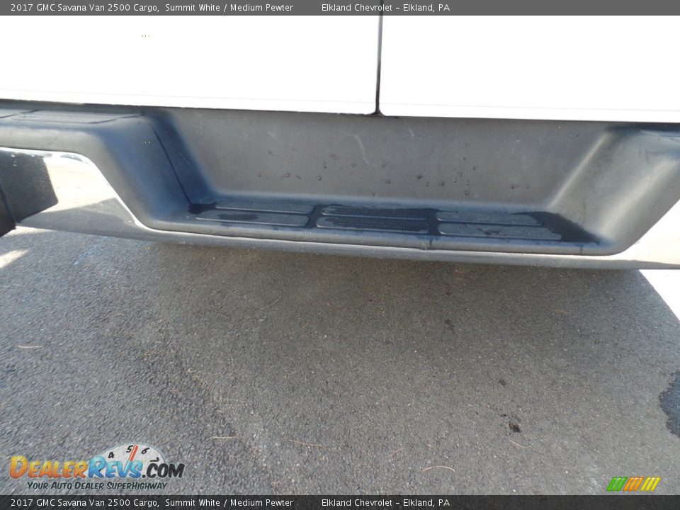 2017 GMC Savana Van 2500 Cargo Summit White / Medium Pewter Photo #10