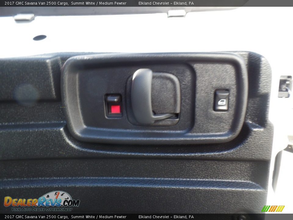 2017 GMC Savana Van 2500 Cargo Summit White / Medium Pewter Photo #12