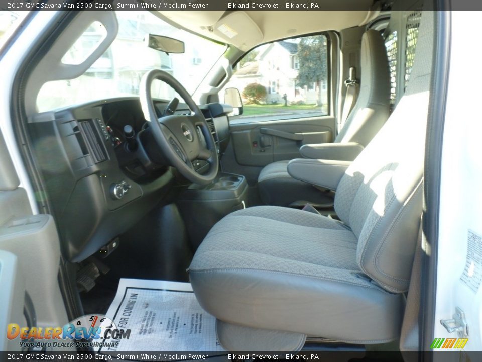 2017 GMC Savana Van 2500 Cargo Summit White / Medium Pewter Photo #18