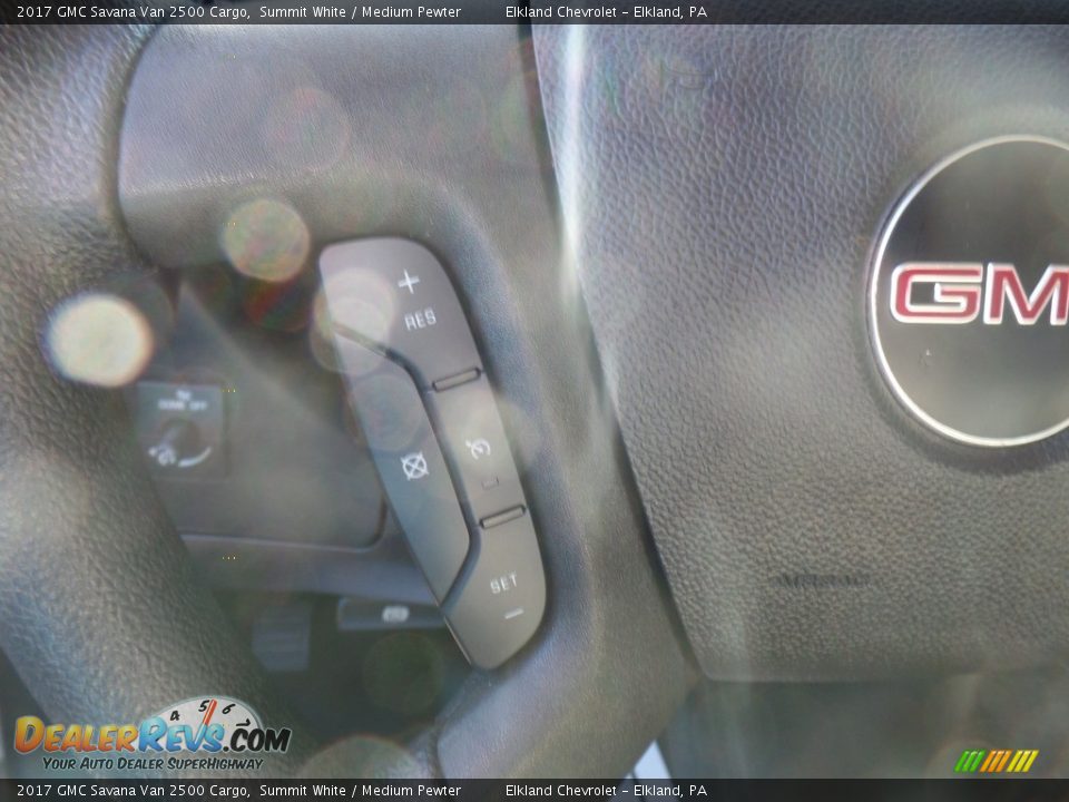 2017 GMC Savana Van 2500 Cargo Summit White / Medium Pewter Photo #22