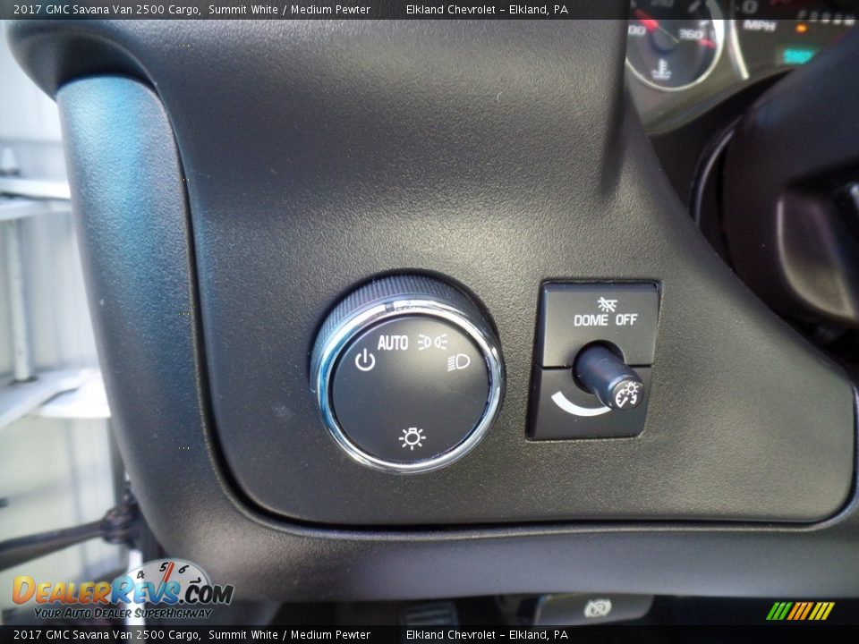 2017 GMC Savana Van 2500 Cargo Summit White / Medium Pewter Photo #23