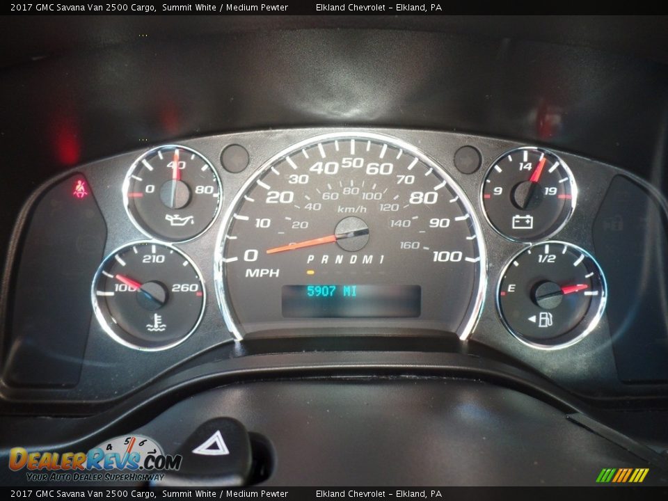 2017 GMC Savana Van 2500 Cargo Summit White / Medium Pewter Photo #24