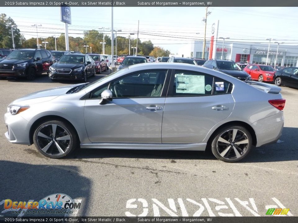 2019 Subaru Impreza 2.0i Sport 4-Door Ice Silver Metallic / Black Photo #7
