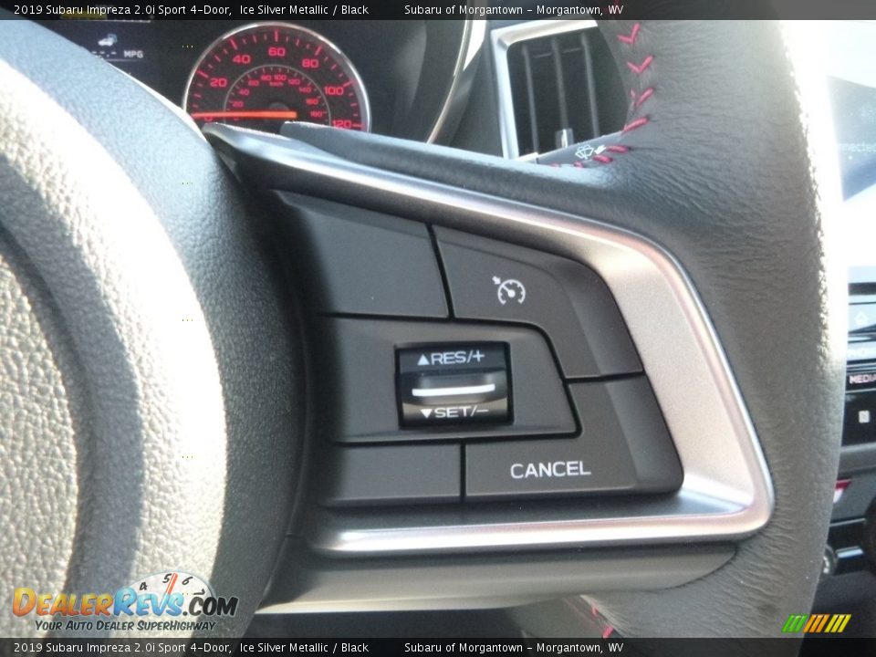 2019 Subaru Impreza 2.0i Sport 4-Door Ice Silver Metallic / Black Photo #19