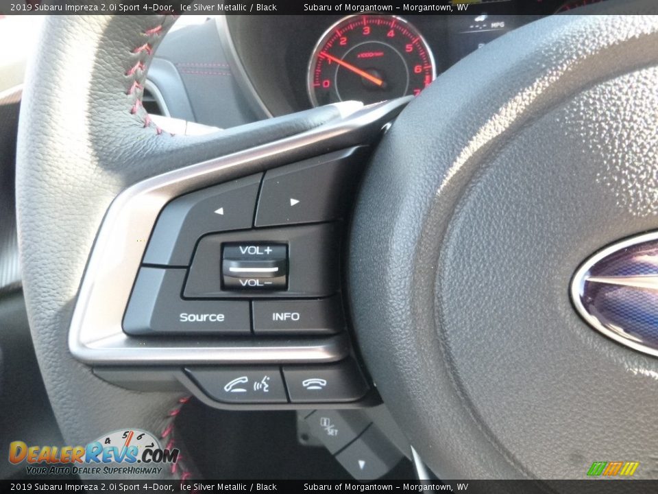 2019 Subaru Impreza 2.0i Sport 4-Door Ice Silver Metallic / Black Photo #20