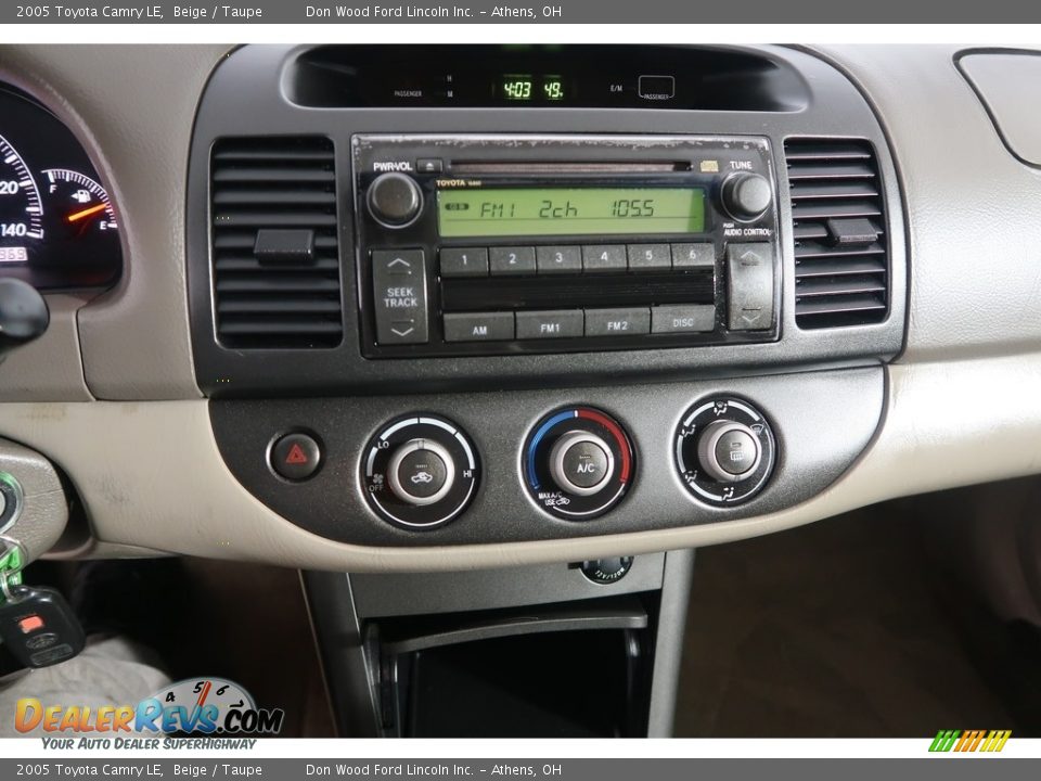 2005 Toyota Camry LE Beige / Taupe Photo #23