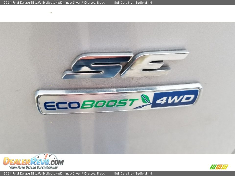2014 Ford Escape SE 1.6L EcoBoost 4WD Ingot Silver / Charcoal Black Photo #24