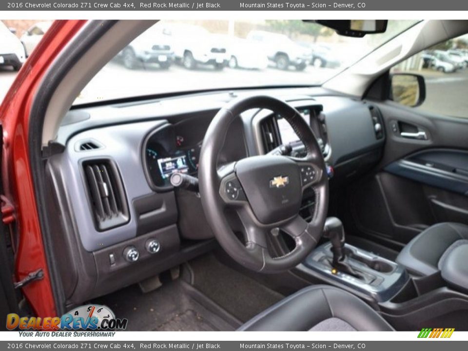 2016 Chevrolet Colorado Z71 Crew Cab 4x4 Red Rock Metallic / Jet Black Photo #10