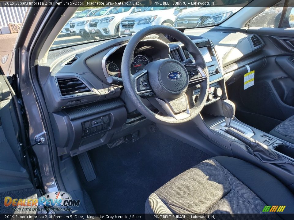 2019 Subaru Impreza 2.0i Premium 5-Door Magnetite Gray Metallic / Black Photo #7