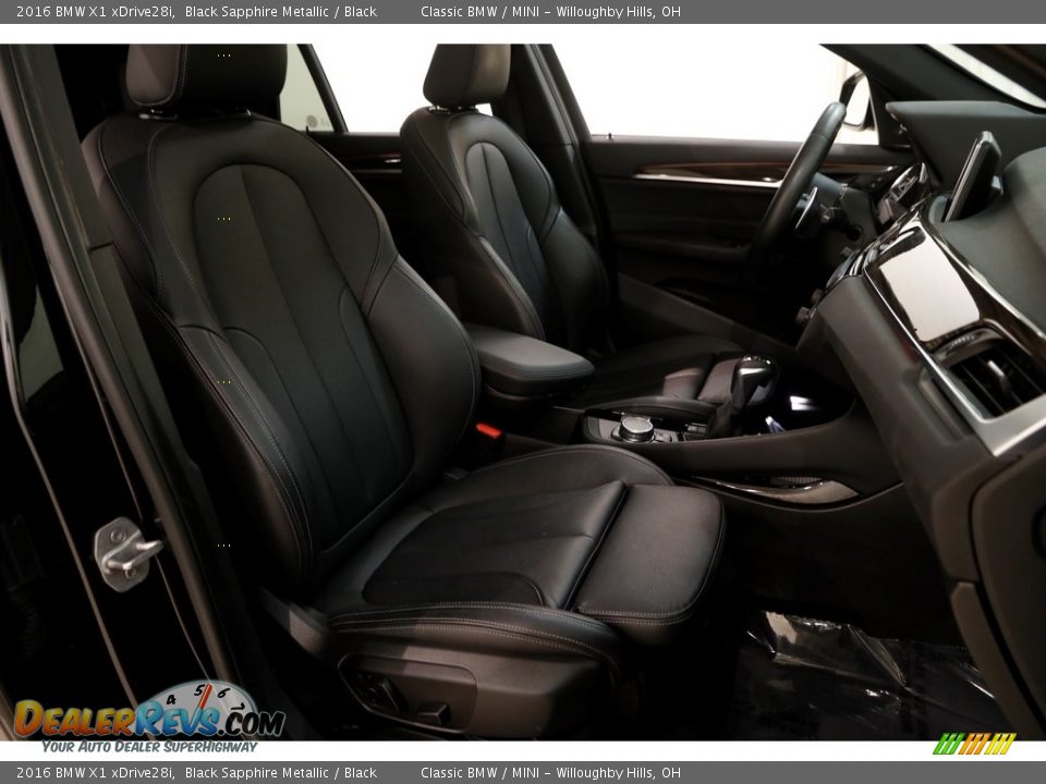2016 BMW X1 xDrive28i Black Sapphire Metallic / Black Photo #22
