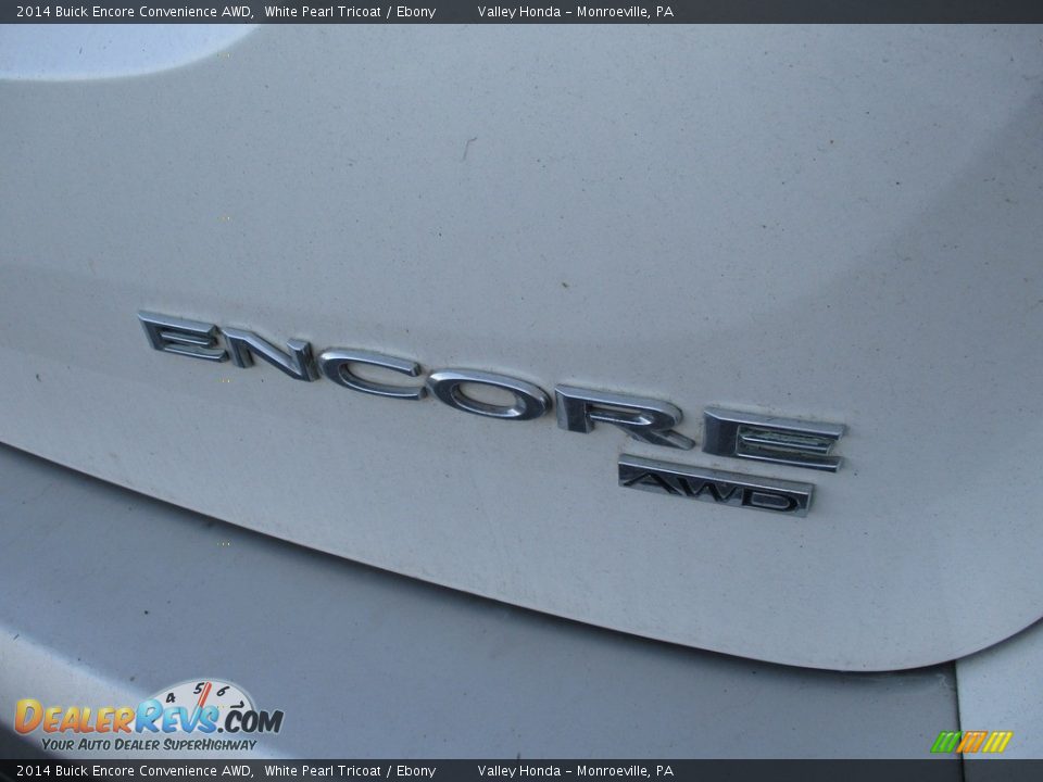 2014 Buick Encore Convenience AWD White Pearl Tricoat / Ebony Photo #6