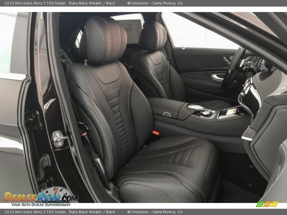 2019 Mercedes-Benz S 560 Sedan Ruby Black Metallic / Black Photo #5