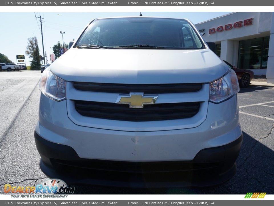 2015 Chevrolet City Express LS Galvanized Silver / Medium Pewter Photo #2