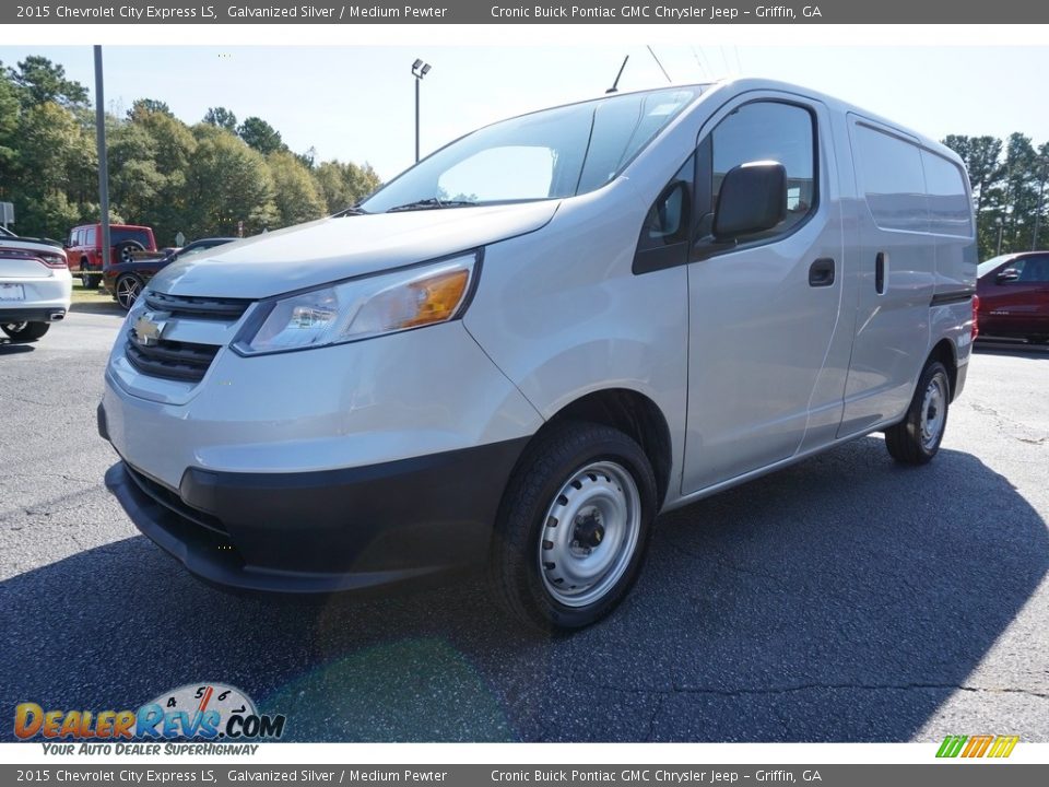 2015 Chevrolet City Express LS Galvanized Silver / Medium Pewter Photo #3