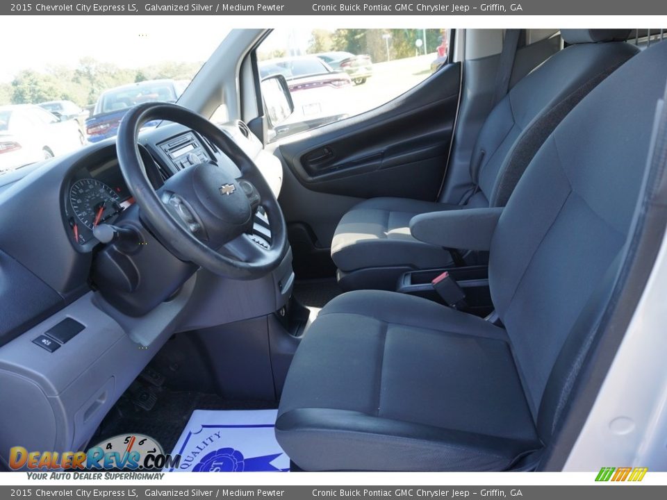 2015 Chevrolet City Express LS Galvanized Silver / Medium Pewter Photo #4