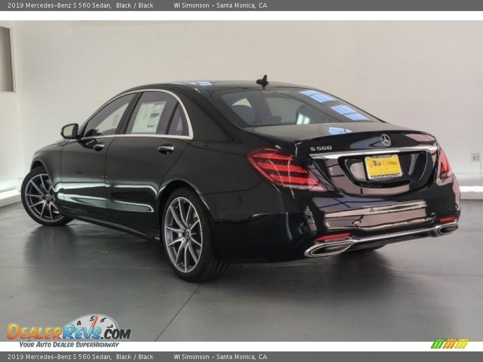 2019 Mercedes-Benz S 560 Sedan Black / Black Photo #2