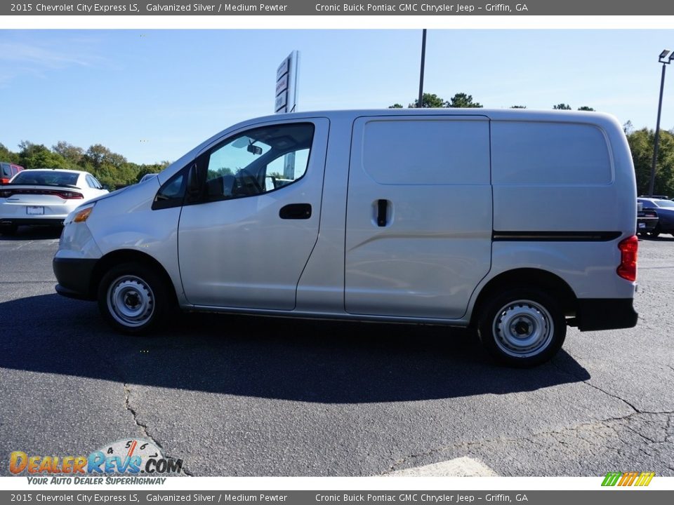 2015 Chevrolet City Express LS Galvanized Silver / Medium Pewter Photo #7