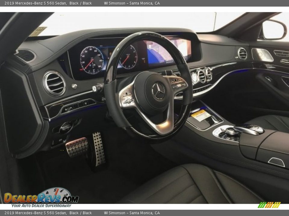 2019 Mercedes-Benz S 560 Sedan Black / Black Photo #4