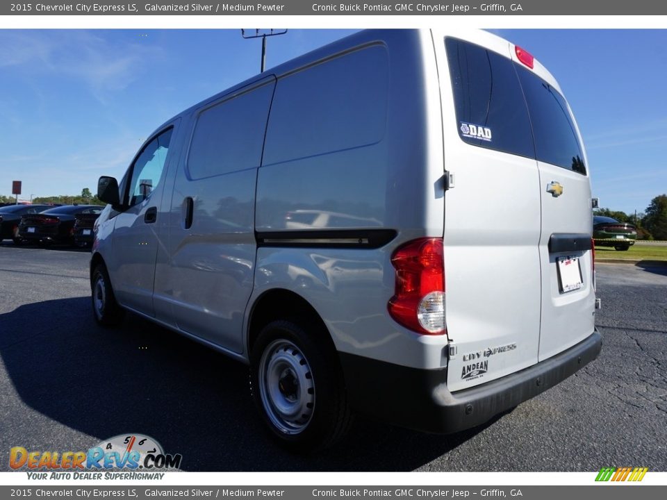 2015 Chevrolet City Express LS Galvanized Silver / Medium Pewter Photo #8