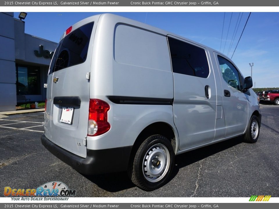 2015 Chevrolet City Express LS Galvanized Silver / Medium Pewter Photo #9
