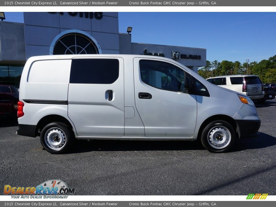 2015 Chevrolet City Express LS Galvanized Silver / Medium Pewter Photo #10