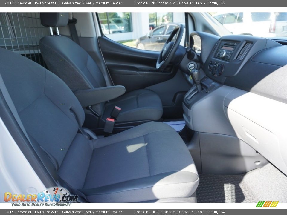 2015 Chevrolet City Express LS Galvanized Silver / Medium Pewter Photo #11