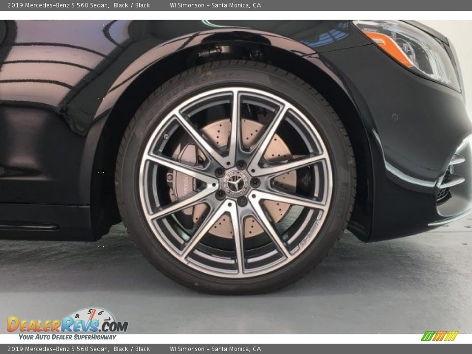 2019 Mercedes-Benz S 560 Sedan Black / Black Photo #9