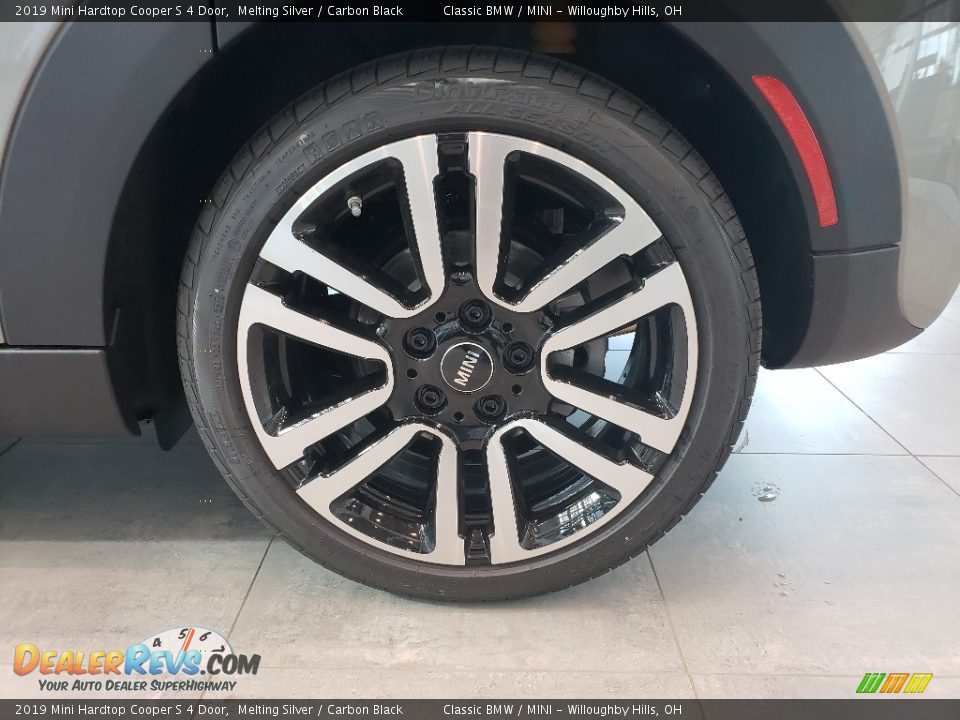 2019 Mini Hardtop Cooper S 4 Door Melting Silver / Carbon Black Photo #3