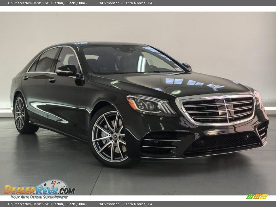 2019 Mercedes-Benz S 560 Sedan Black / Black Photo #12
