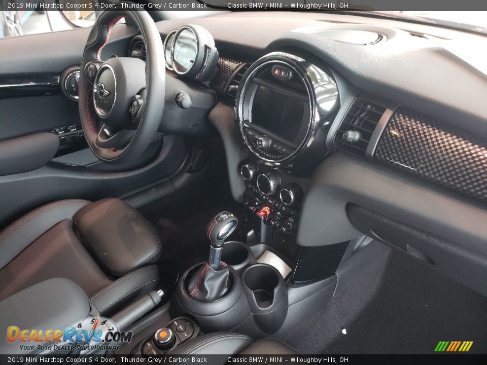 2019 Mini Hardtop Cooper S 4 Door Thunder Grey / Carbon Black Photo #5