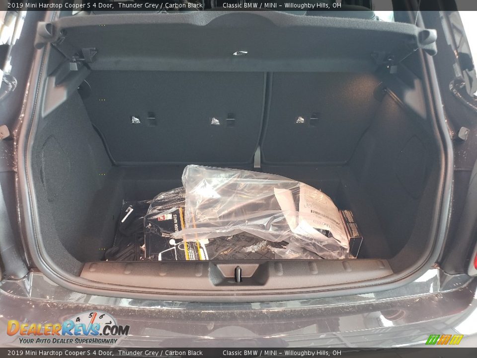 2019 Mini Hardtop Cooper S 4 Door Thunder Grey / Carbon Black Photo #7