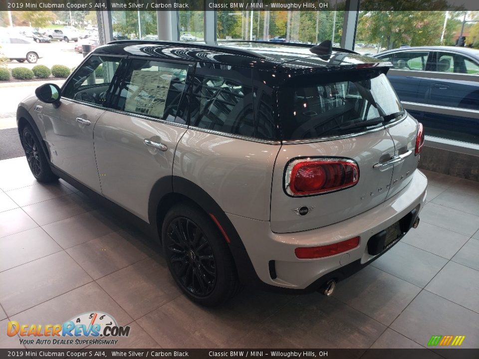 2019 Mini Clubman Cooper S All4 White Silver / Carbon Black Photo #2