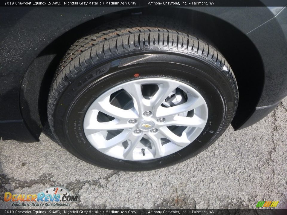2019 Chevrolet Equinox LS AWD Nightfall Gray Metallic / Medium Ash Gray Photo #2