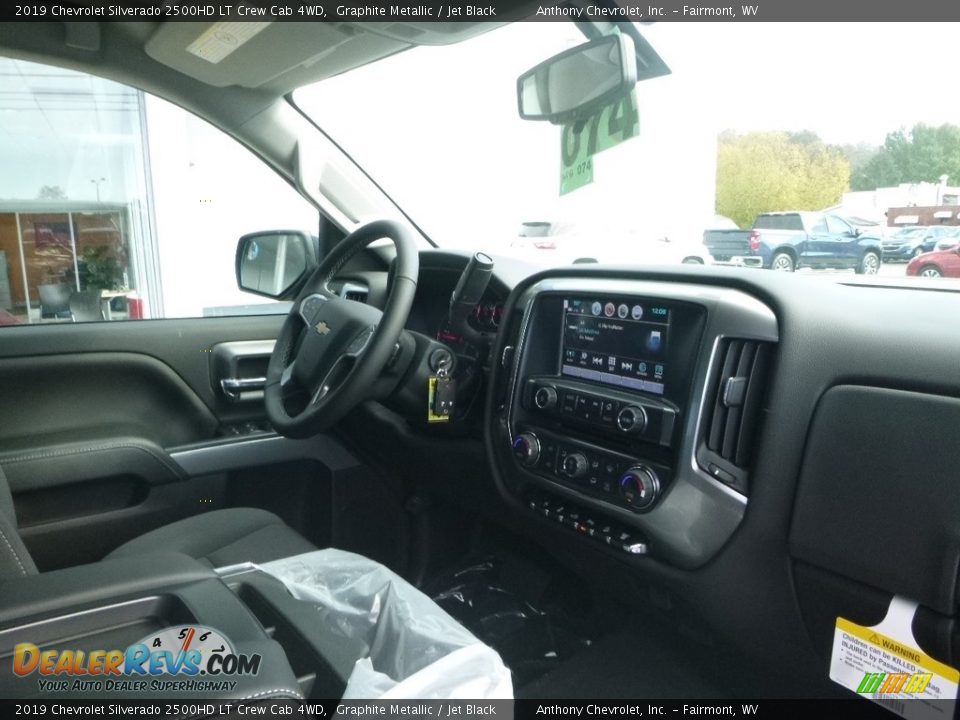 2019 Chevrolet Silverado 2500HD LT Crew Cab 4WD Graphite Metallic / Jet Black Photo #9